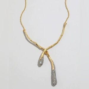 NWT Alexis Bittar Solanales Crystal Cascade Necklace